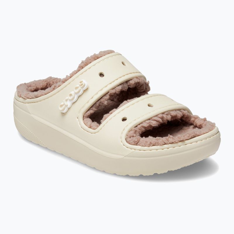 Klapki Crocs Classic Cozzzy Sandal bone/mushroom 8