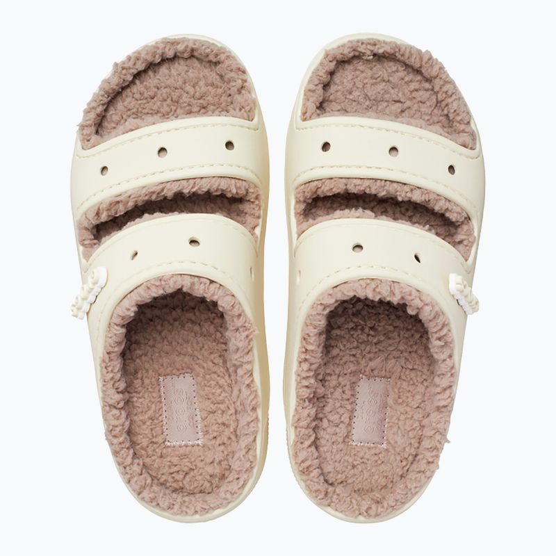 Klapki Crocs Classic Cozzzy Sandal bone/mushroom 12