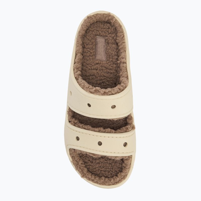 Klapki Crocs Classic Cozzzy Sandal bone/mushroom 5