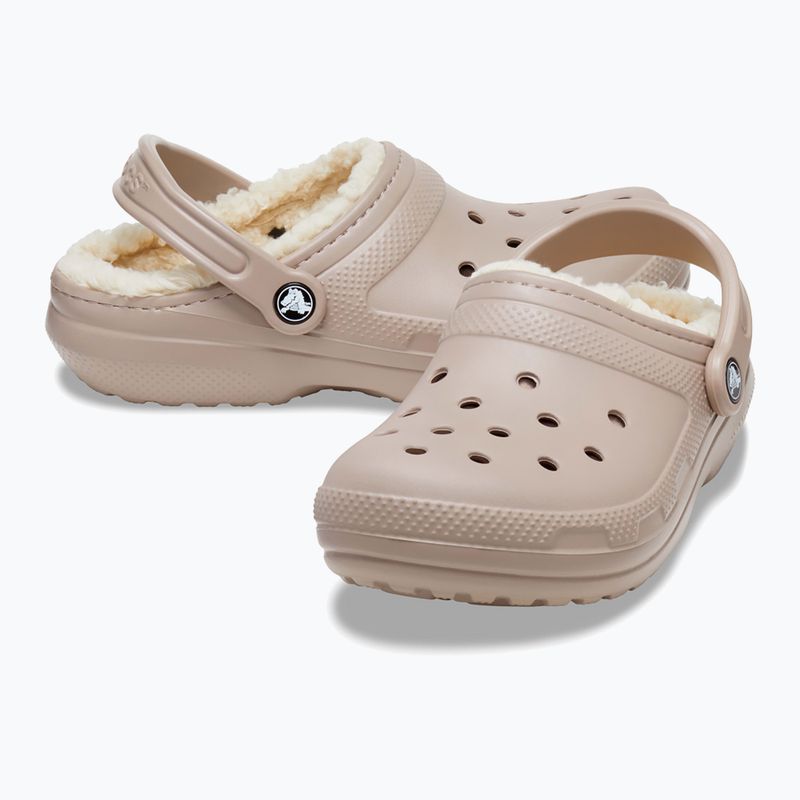 Klapki Crocs Classic Lined Clog mushroom/bone 14