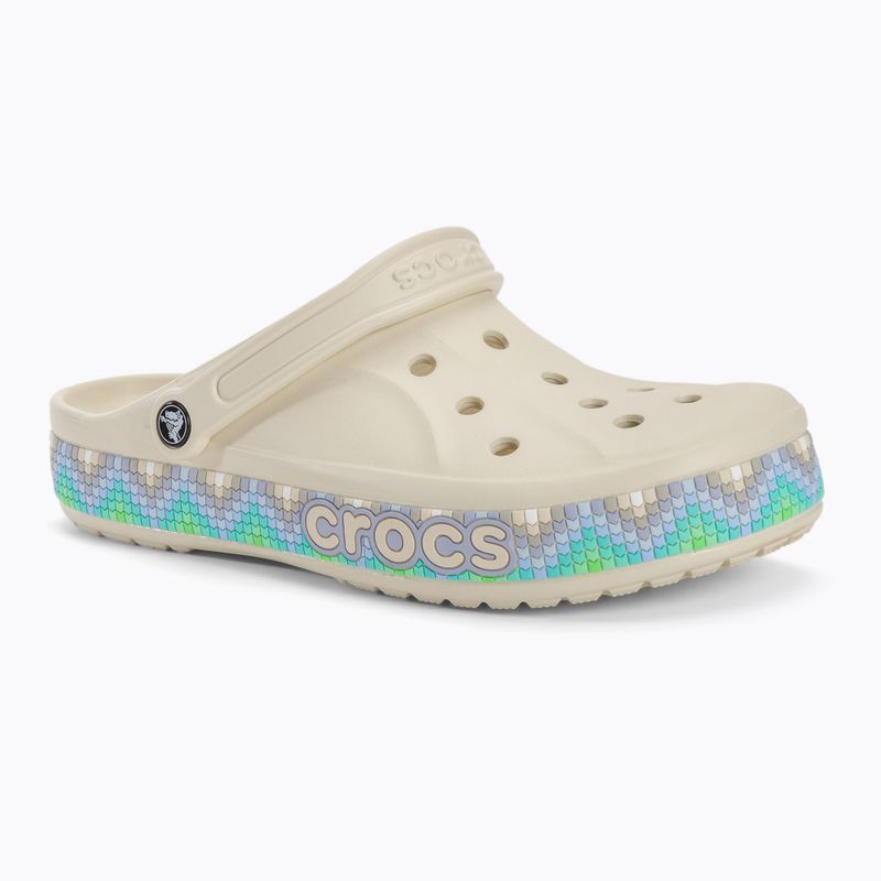 Klapki Crocs Bayaband Chevron Band Clog stucco/multi 2
