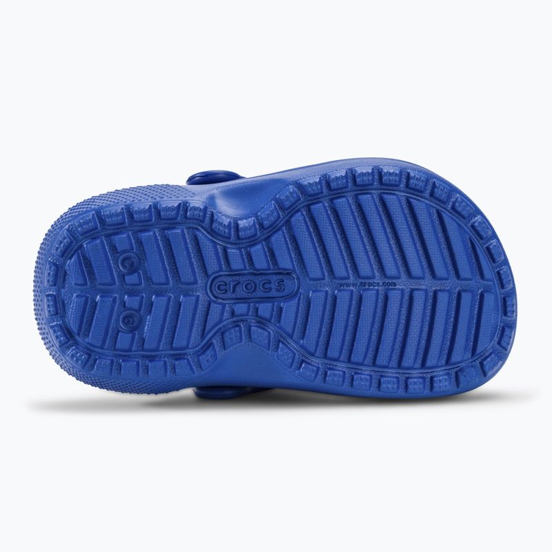 Klapki dziecięce Crocs Classic Lined Clog Toddler blue bolt 5