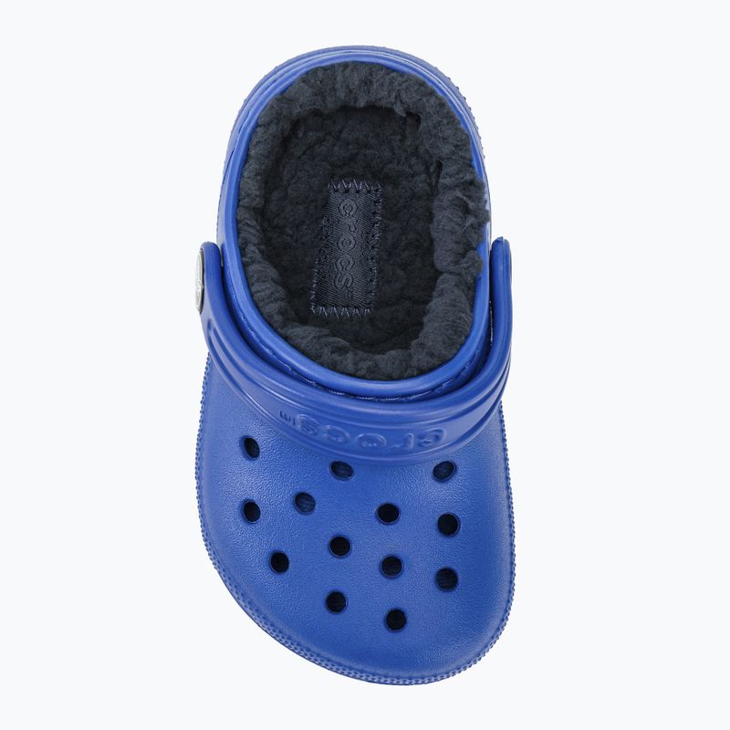 Klapki dziecięce Crocs Classic Lined Clog Toddler blue bolt 6