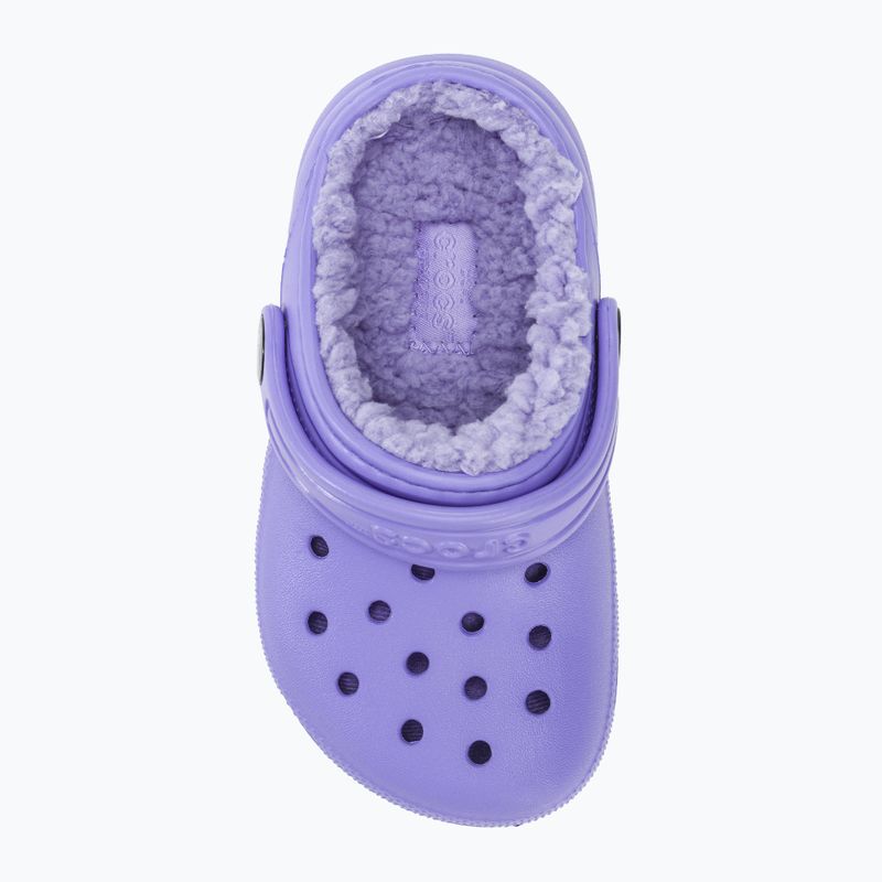 Klapki dziecięce Crocs Classic Lined Clog Toddler digital violet 6