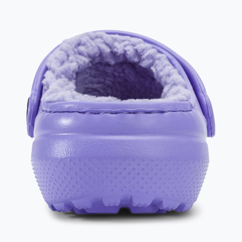 Klapki dziecięce Crocs Classic Lined Clog Toddler digital violet 7