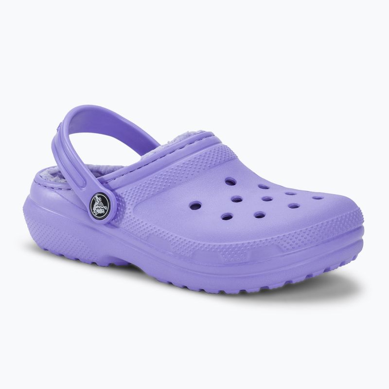 Klapki  Crocs Classic Lined Clog Kids digital violet 2