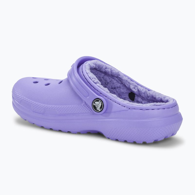 Klapki  Crocs Classic Lined Clog Kids digital violet 4