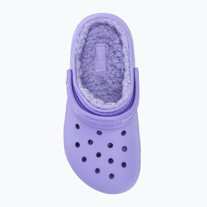 Klapki  Crocs Classic Lined Clog Kids digital violet 6