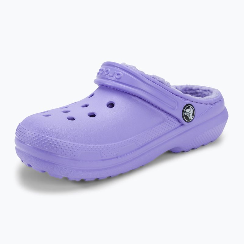 Klapki  Crocs Classic Lined Clog Kids digital violet 8