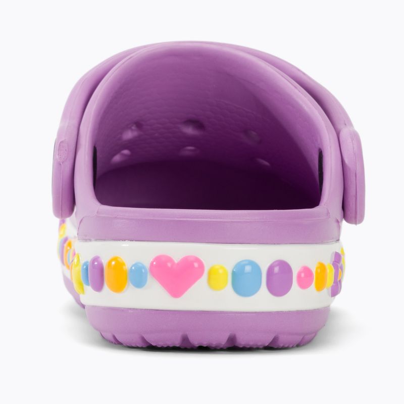 Klapki dziecięce Crocs Bayaband Charm Band Clog Toddler orchid 7