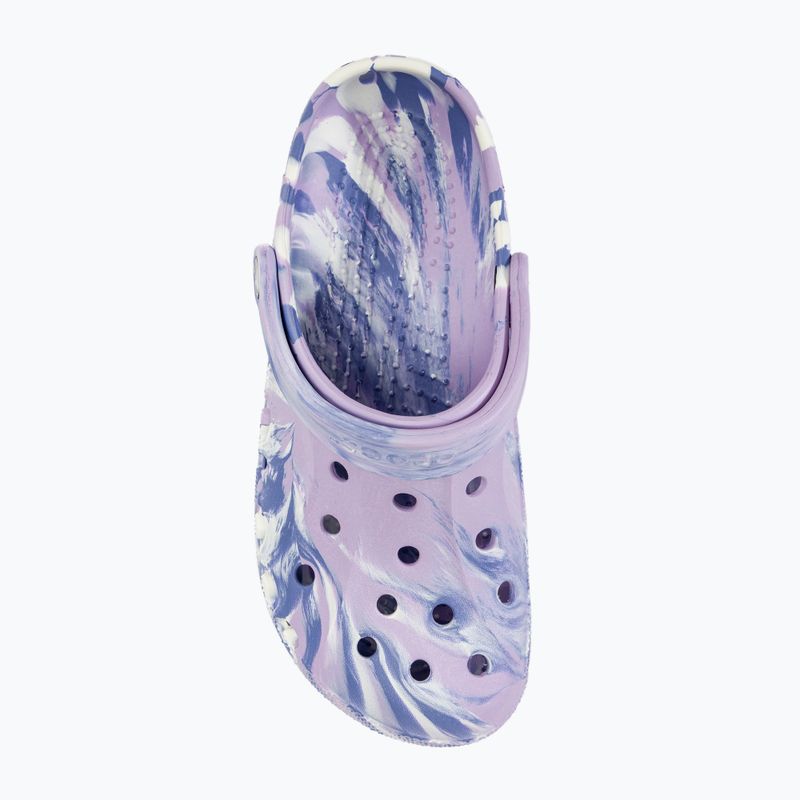 Klapki Crocs Baya Marbled Clog lavender/multi 6
