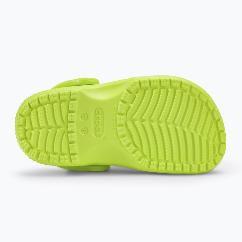Klapki dziecięce Crocs Classic Clog Toddler limeade 5