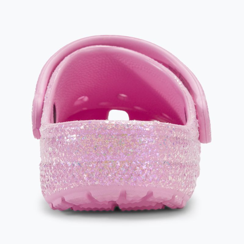 Klapki dziecięce Crocs Classic Glitter Clog Kids flamingo 7