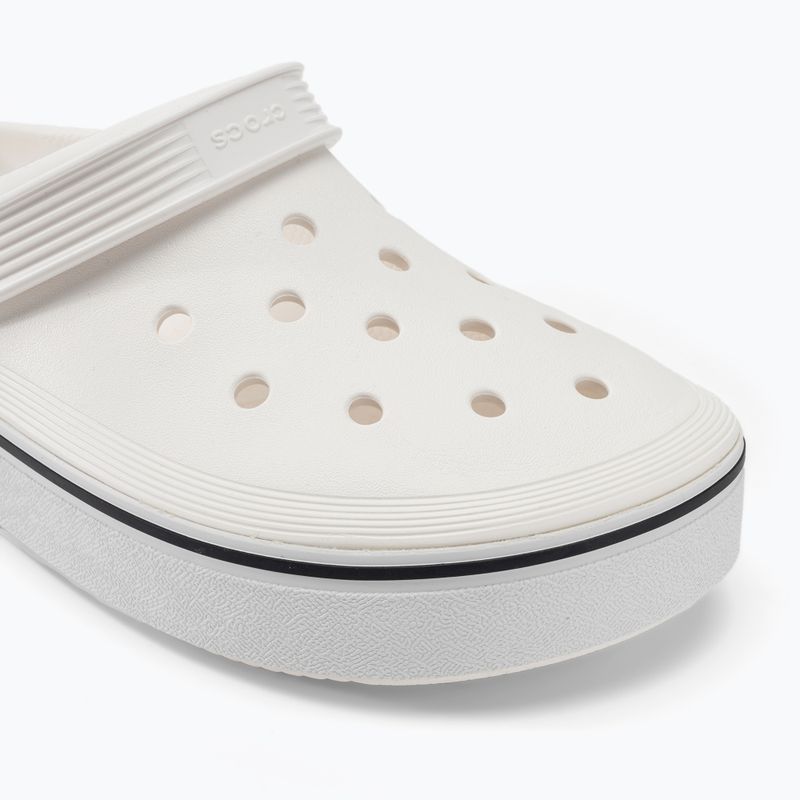 Klapki męskie Crocs Crocband Clean Of Court Clog white 8