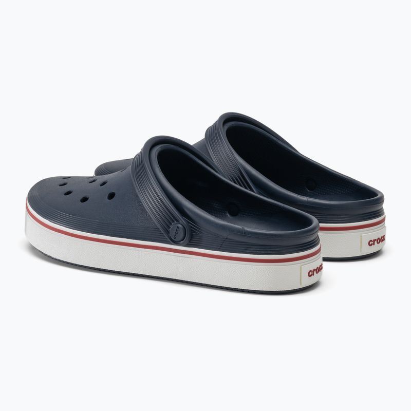 Klapki męskie Crocs Crocband Clean Of Court Clog navy 4