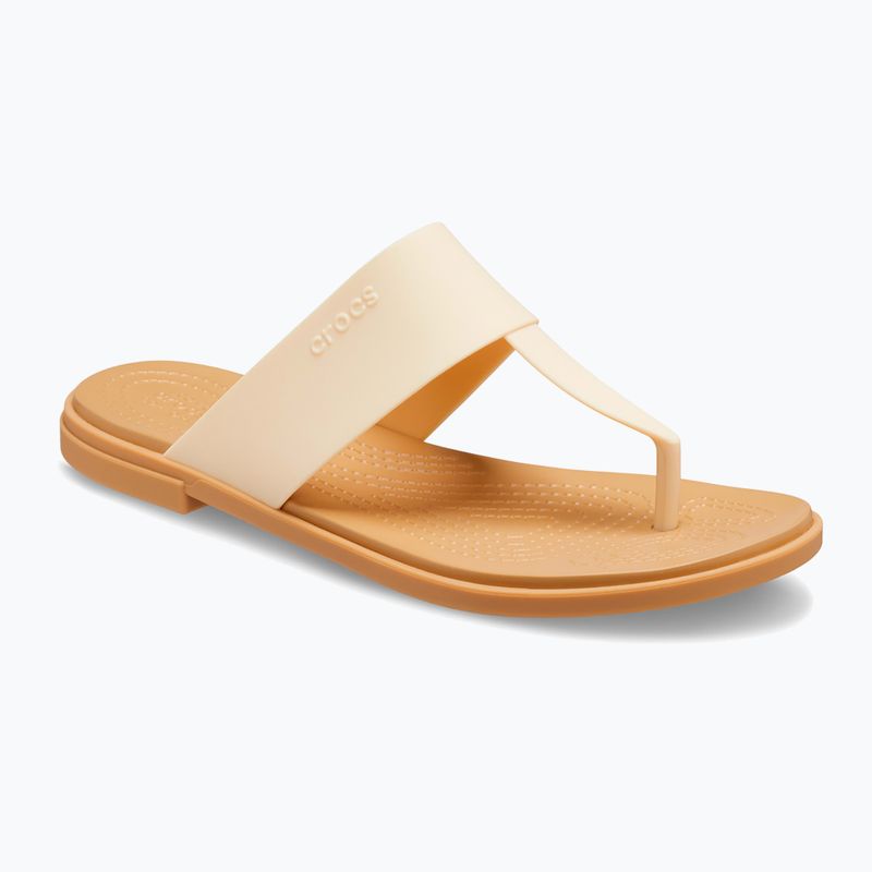 Japonki Crocs Tulum Flip vanilla 8