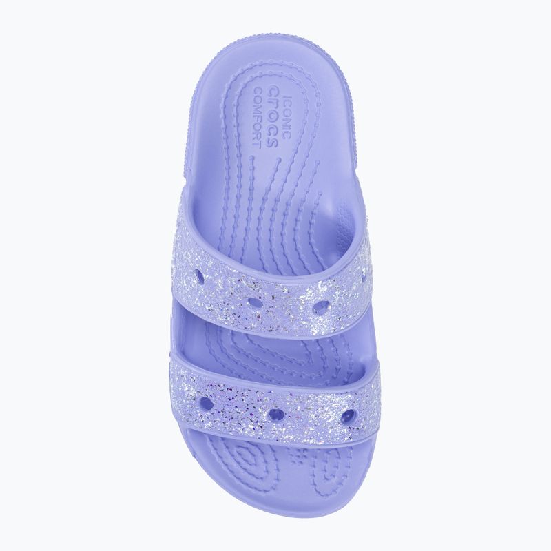 Klapki dziecięce Crocs Classic Crocs Glitter moon jelly 5