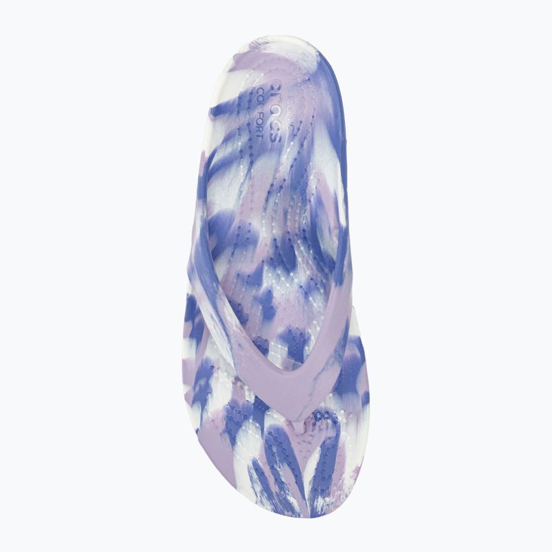 Japonki damskie Crocs KadeeII Marbled lavender/multi 5