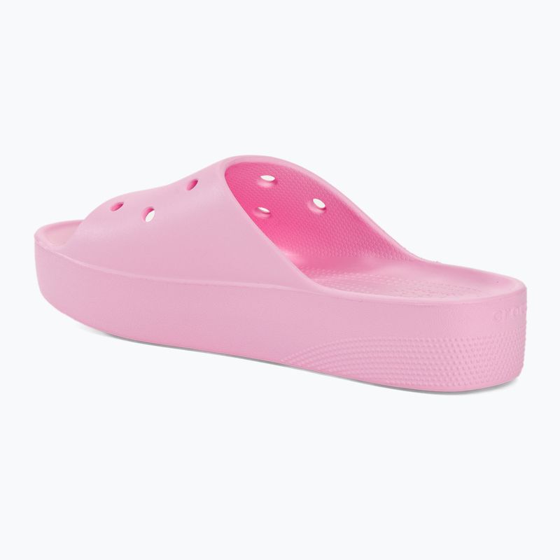 Klapki damskie Crocs Classic Platform flamingo 3