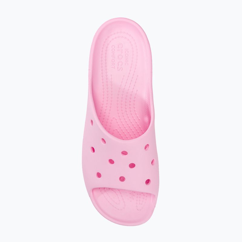 Klapki damskie Crocs Classic Platform flamingo 5