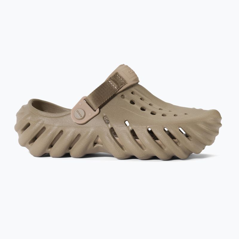 Klapki Crocs Echo Clog Kids khaki 3