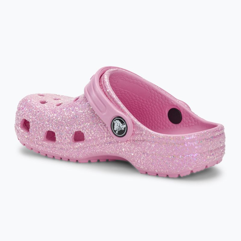 Klapki dziecięce Crocs Classic Glitter Clog Toddler flamingo 4