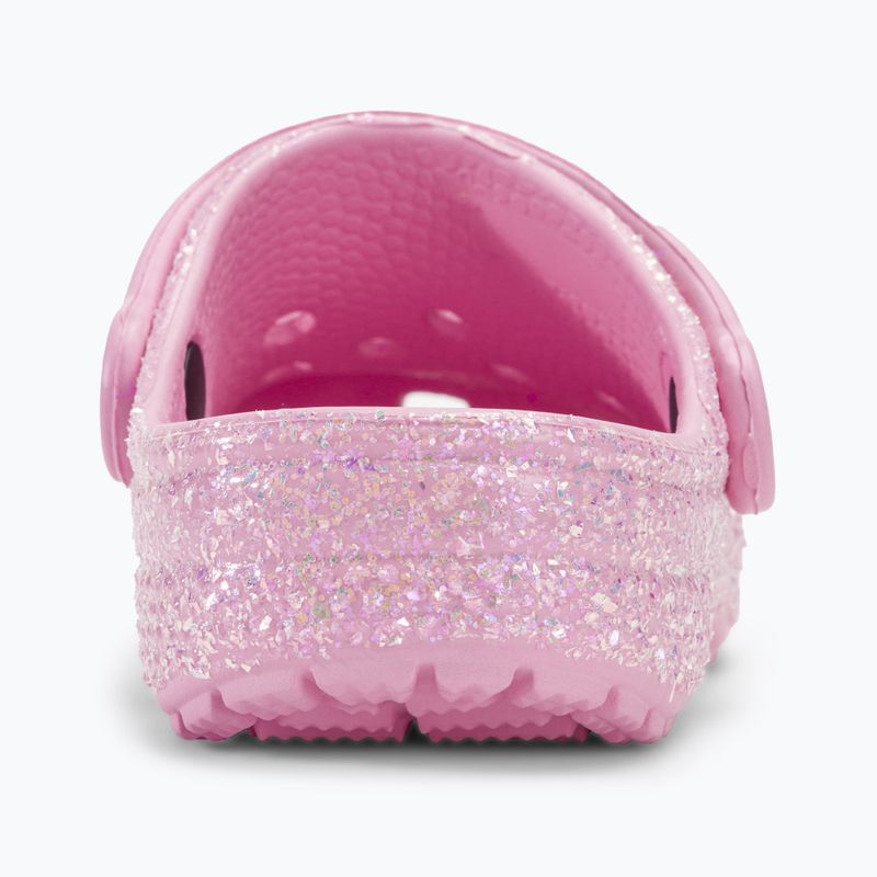 Klapki dziecięce Crocs Classic Glitter Clog Toddler flamingo 7