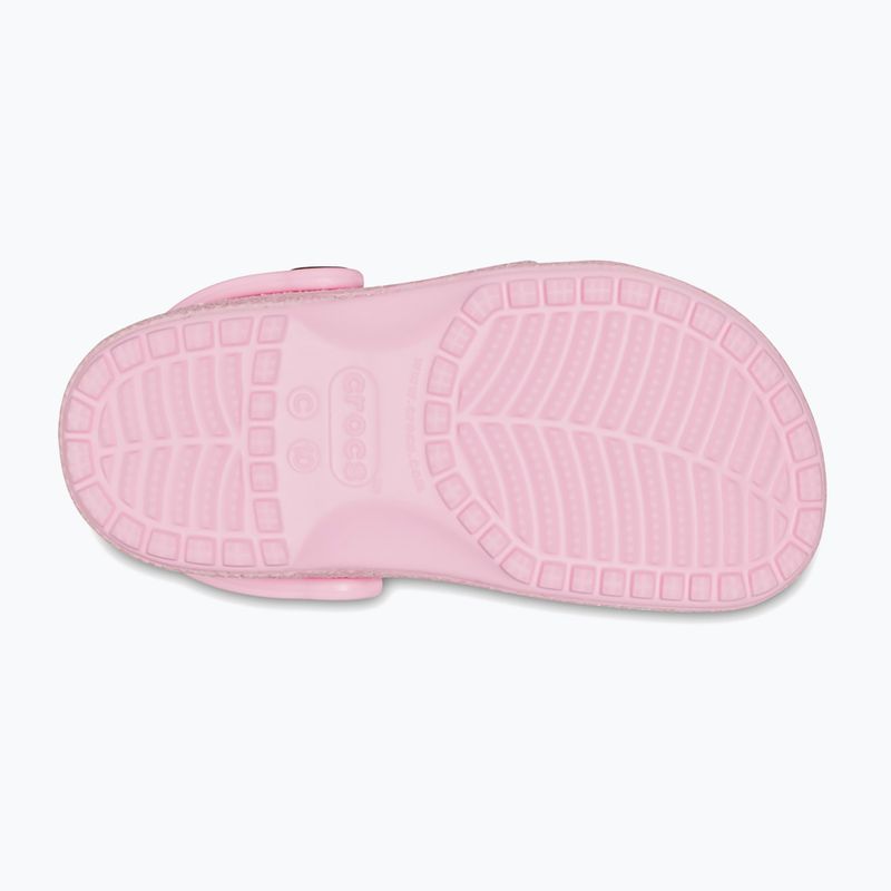 Klapki dziecięce Crocs Classic Glitter Clog Toddler flamingo 13