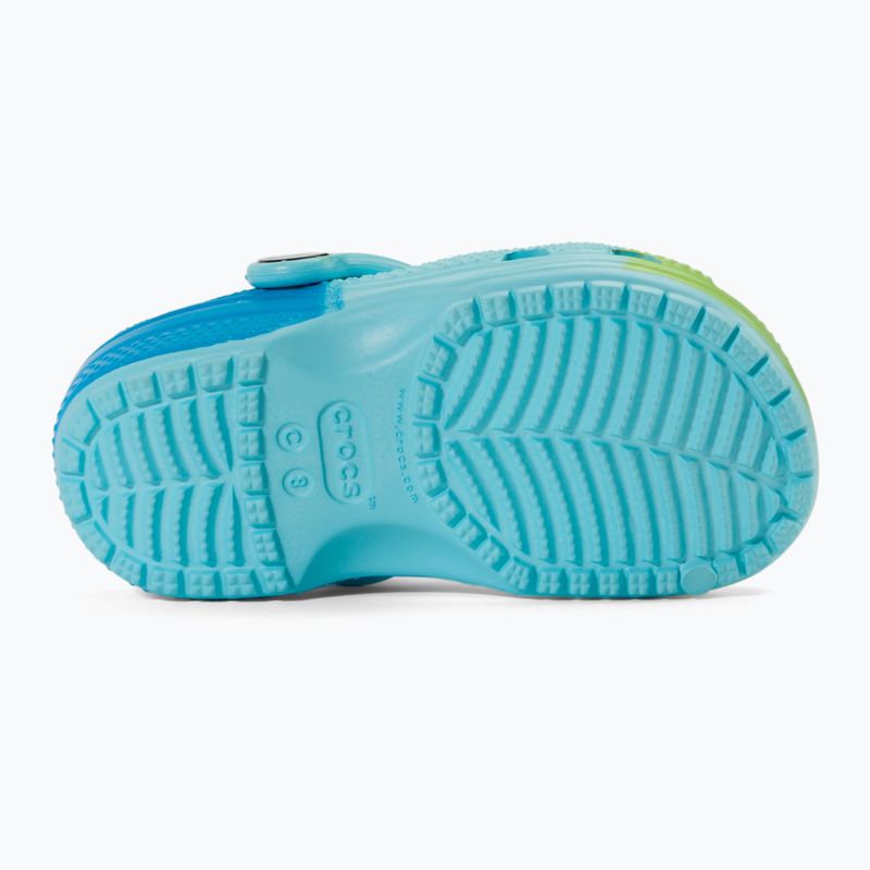 Klapki dziecięce Crocs Classic Ombre Clog Toddler arctic/multi 5