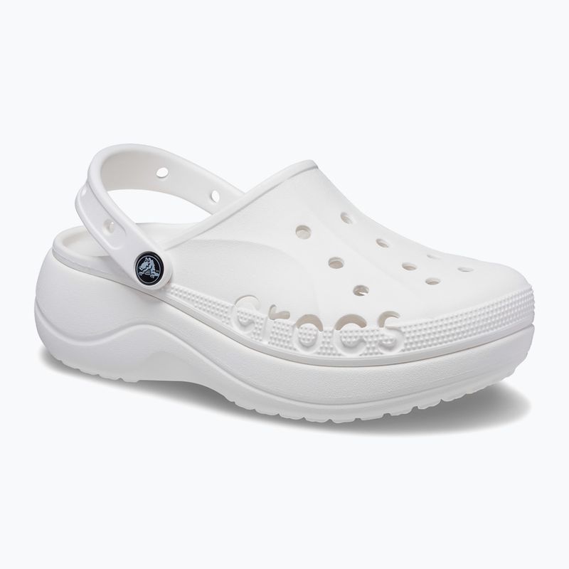 Klapki Crocs Baya Platform Clog white 9