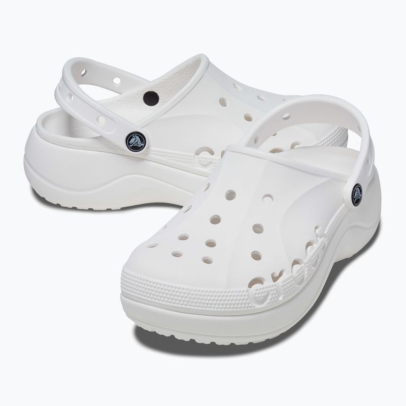 Klapki Crocs Baya Platform Clog white 14