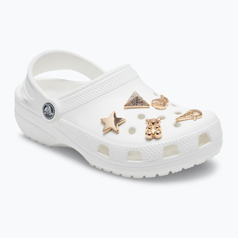 Przypinki Crocs Gold Icons gold icons 5 pack 2