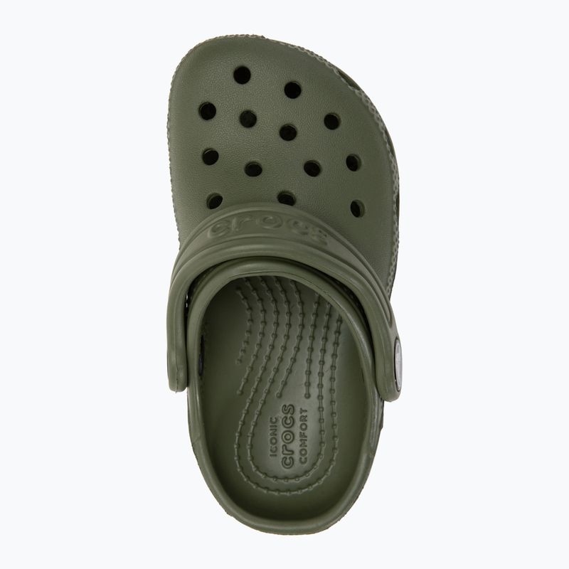 Klapki dziecięce Crocs Classic Clog Toddler army green 6