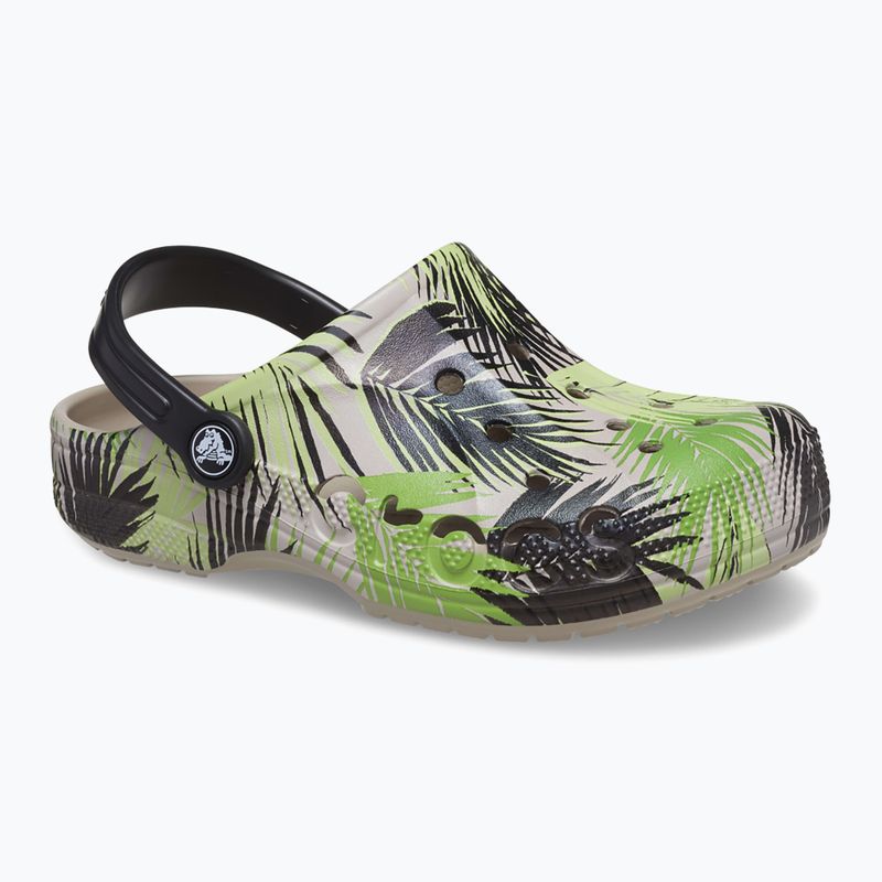 Klapki juniorskie Crocs Baya Seasonal Printed Clog cobblestone/tropical 9