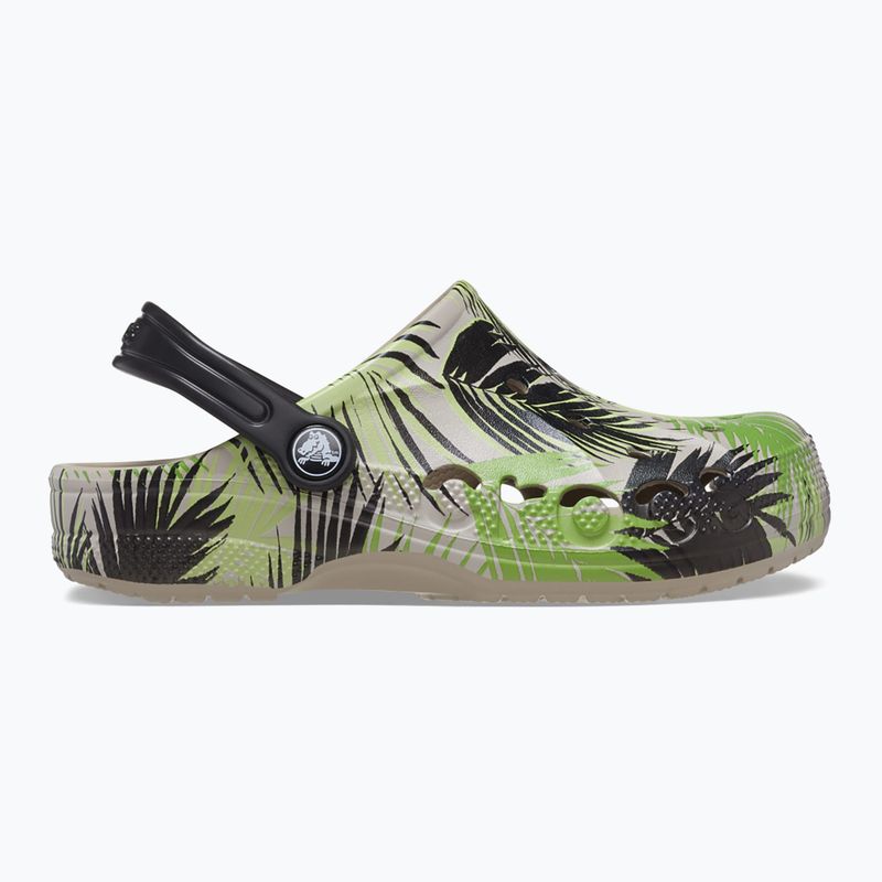 Klapki juniorskie Crocs Baya Seasonal Printed Clog cobblestone/tropical 10