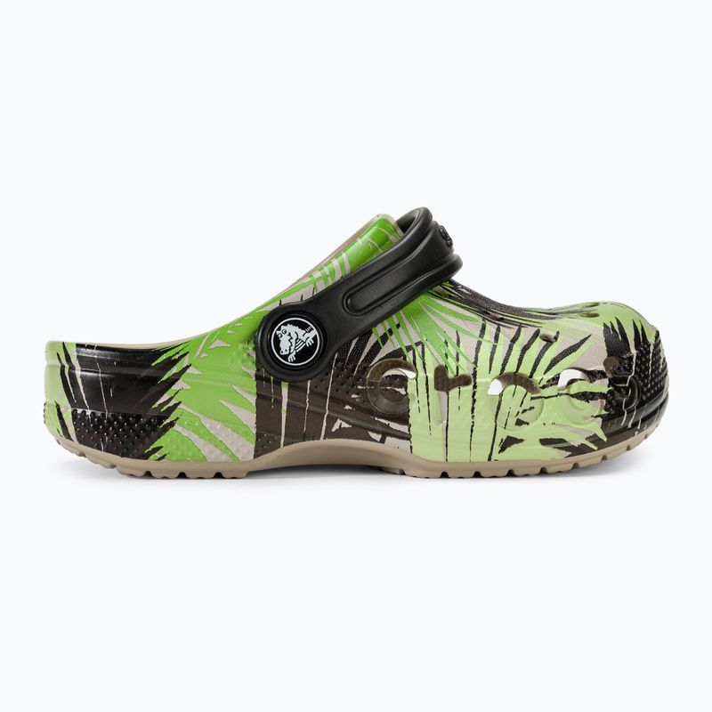 Klapki juniorskie Crocs Baya Seasonal Printed Clog cobblestone/tropical 3