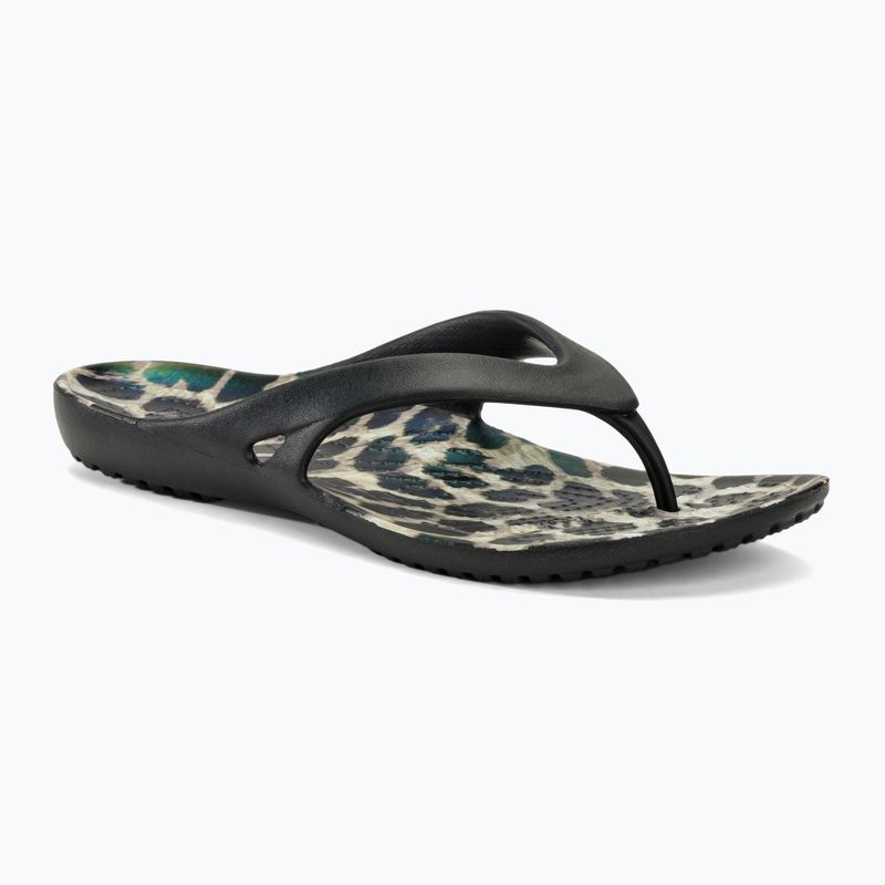 Japonki damskie Crocs Kadee II Graphic black/multi animal