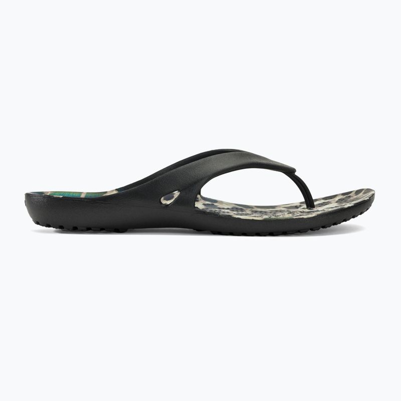 Japonki damskie Crocs Kadee II Graphic black/multi animal 2