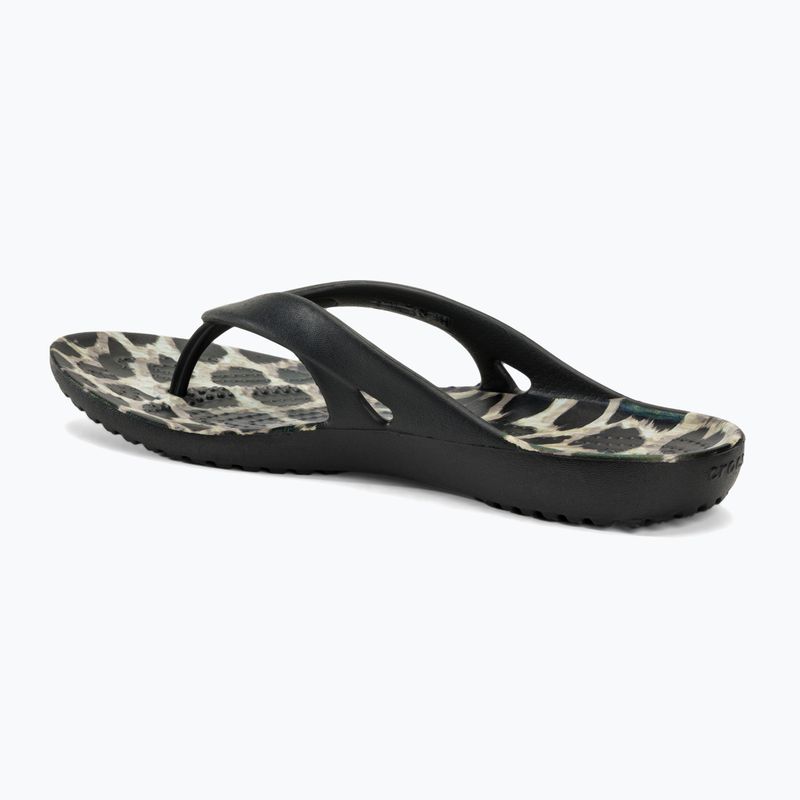 Japonki damskie Crocs Kadee II Graphic black/multi animal 3