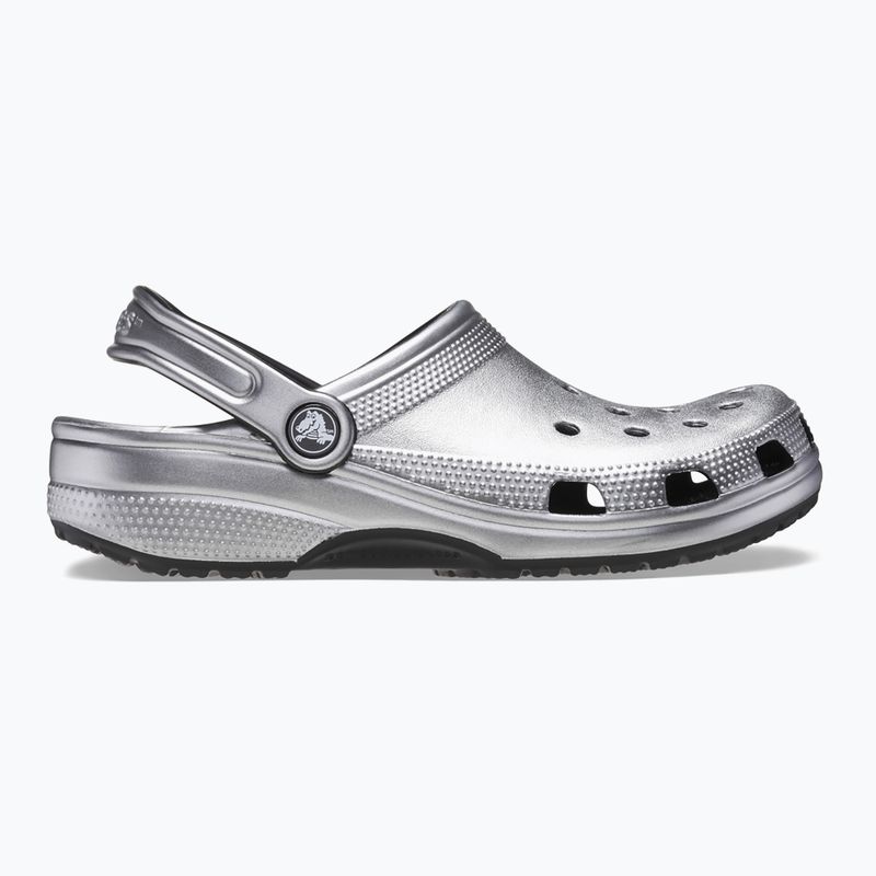Klapki Crocs Classic silver/metallic 10