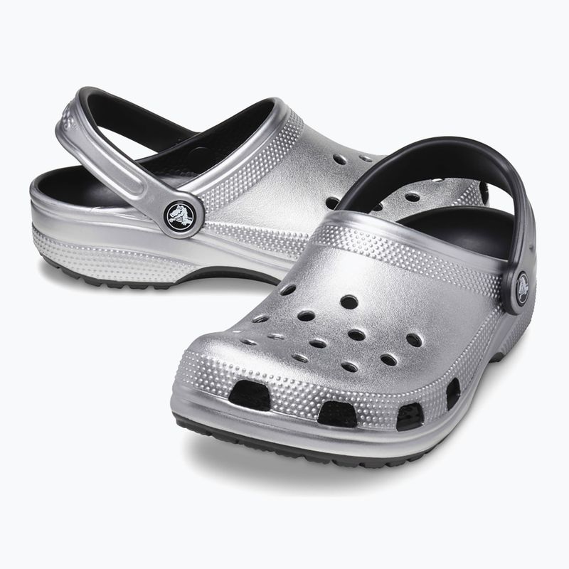 Klapki Crocs Classic silver/metallic 11