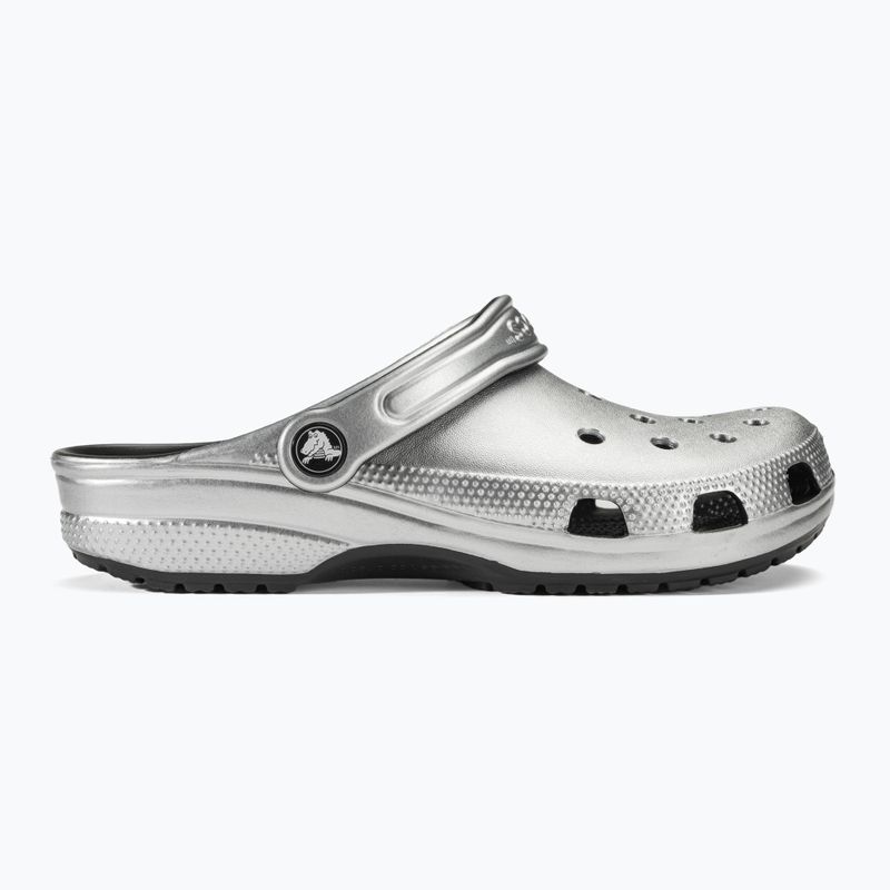 Klapki Crocs Classic silver/metallic 3