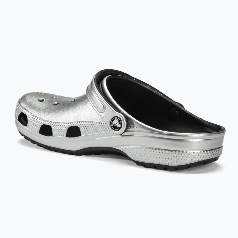 Klapki Crocs Classic silver/metallic 4