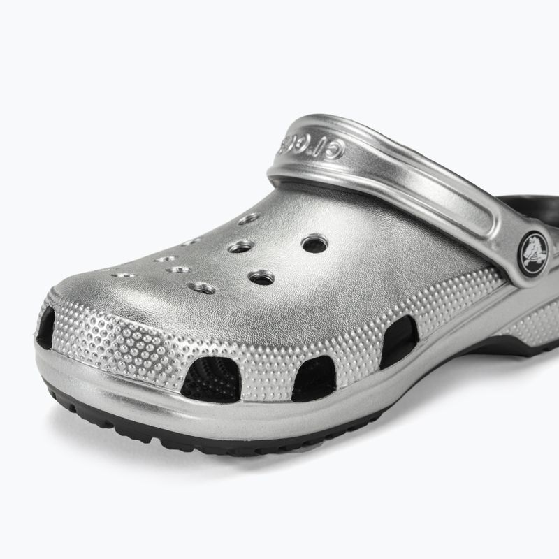Klapki Crocs Classic silver/metallic 8
