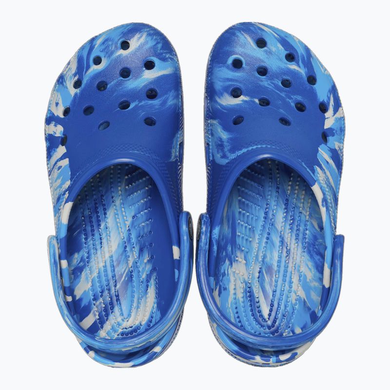 Klapki Crocs Classic Marbled Clog blue bolt/multi 12