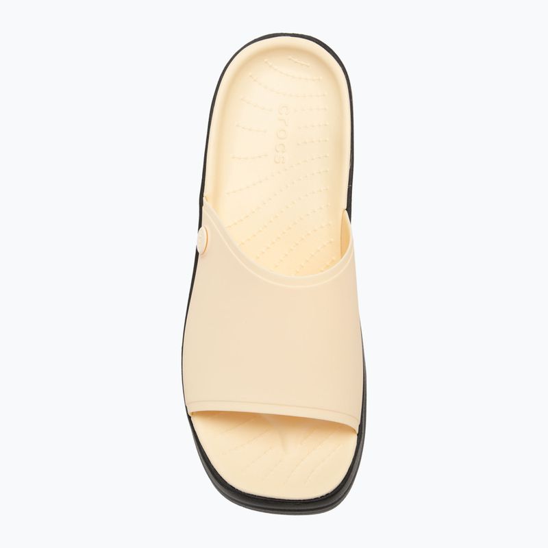 Klapki damskie Crocs Skyline Slide vanilla/black 5