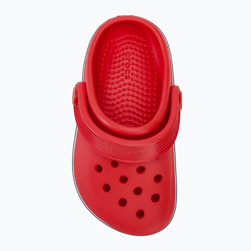 Klapki dziecięce Crocs Crocband Clog T flame 6