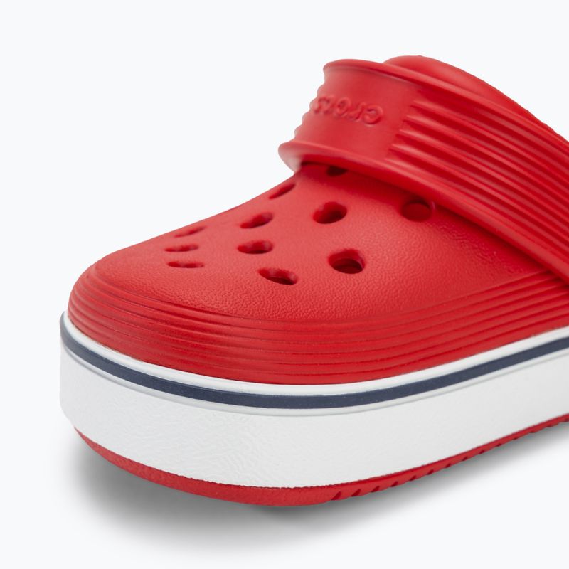 Klapki dziecięce Crocs Crocband Clog T flame 8