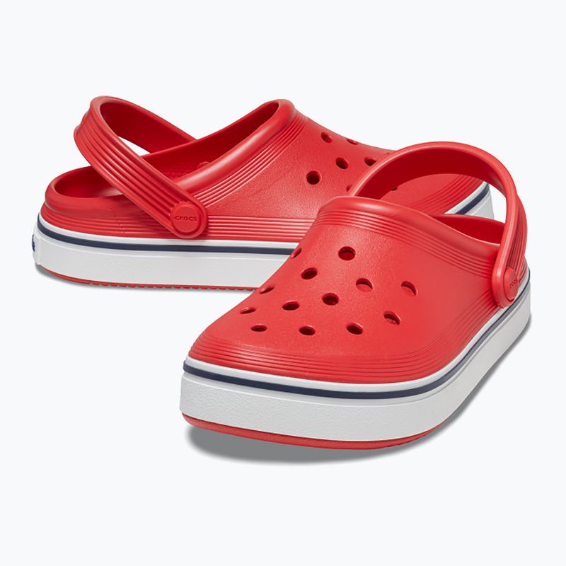 Klapki dziecięce Crocs Crocband Clog T flame 11