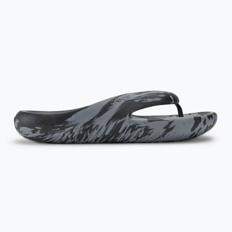 Japonki Crocs Mellow Marbled Recovery black/charcoal 2